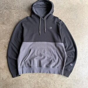 2000s y2k champion two tone hoodie